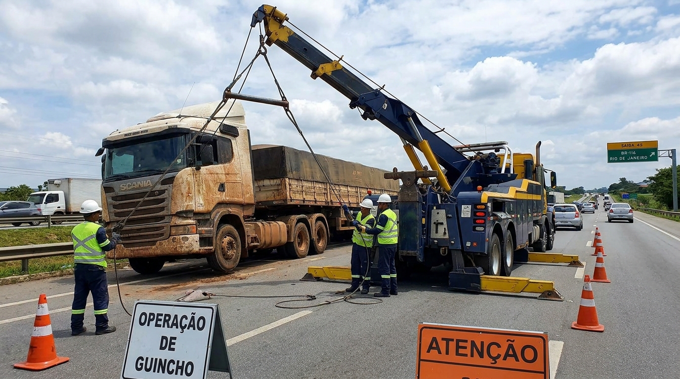 Reboque de Caminhão Baú em Blumenau‑SC