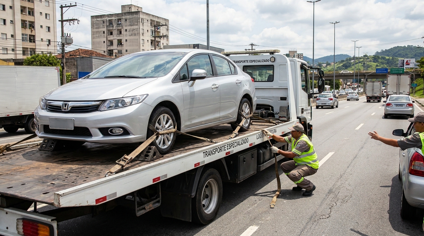 Transporte de Motocicletas em Vila Nova, Blumenau‑SC